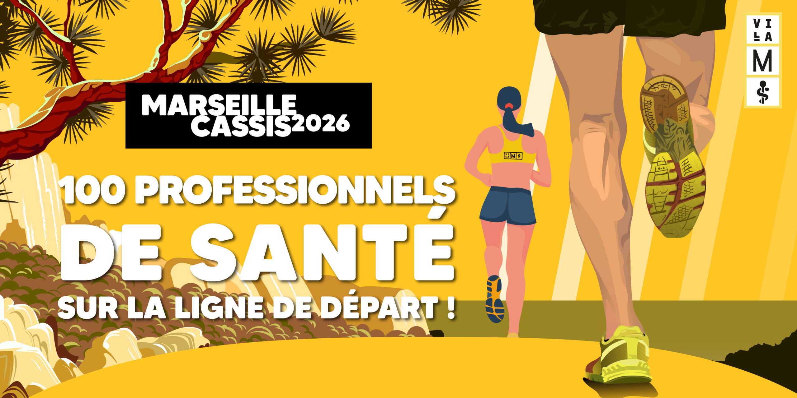 Marseille Cassis 100 professionnels de santé sur la ligne de départ Vill M